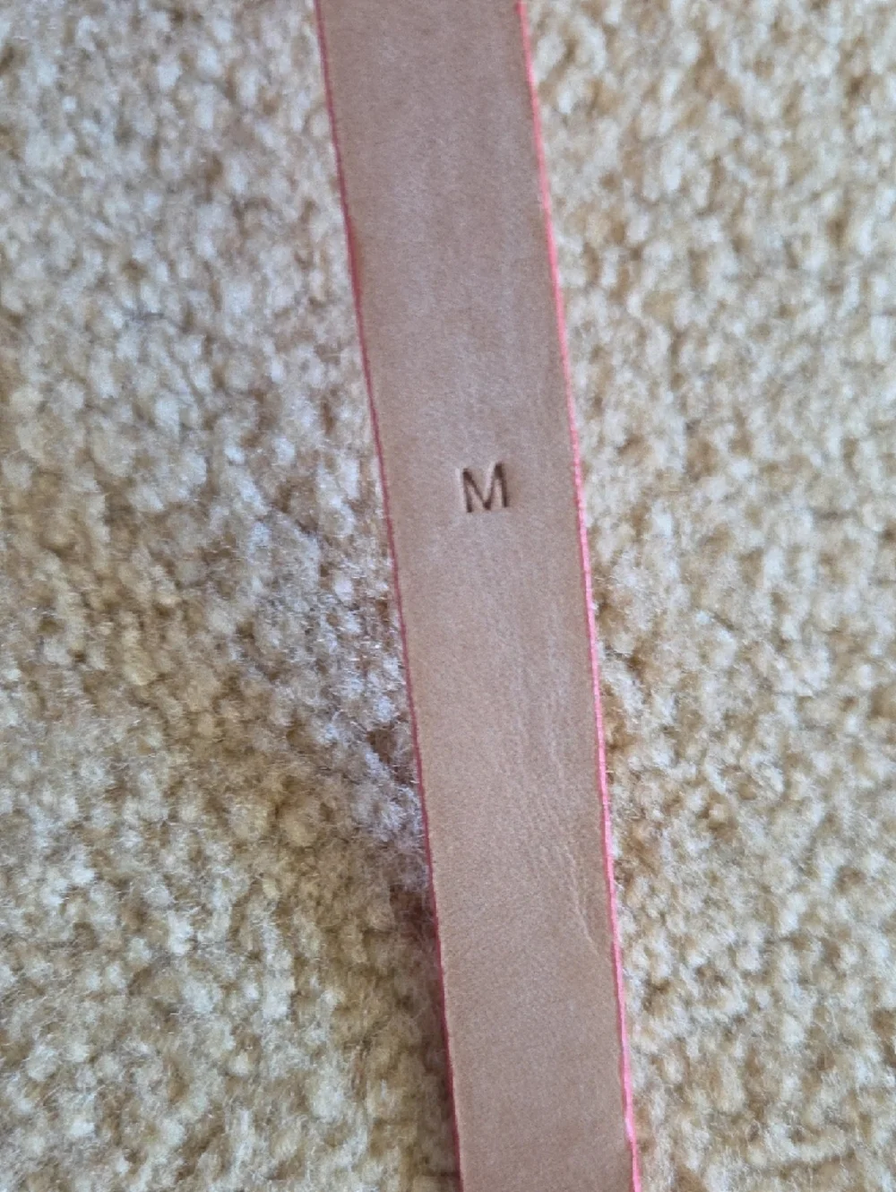 J. Crew Hot Pink Slim Leather Belt with Gold Buckle Sz M Preppy Neon Retro - Picture 3 of 14